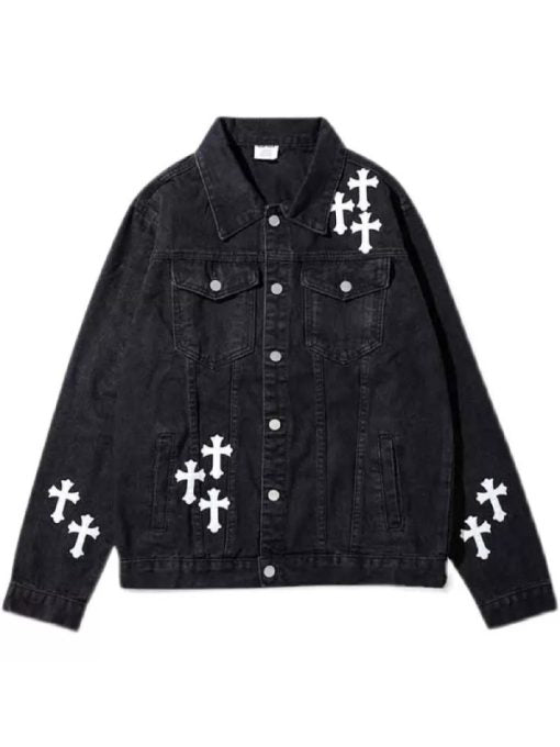 Chrome Hearts Denim Black Jacket