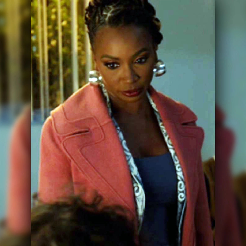 Found S2 Shanola Hampton Orange Wool Coat