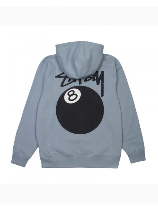 8 Ball Fleece White Hoodie