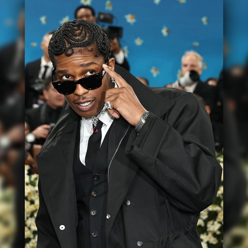 A$AP Rocky Met Gala Black Coat