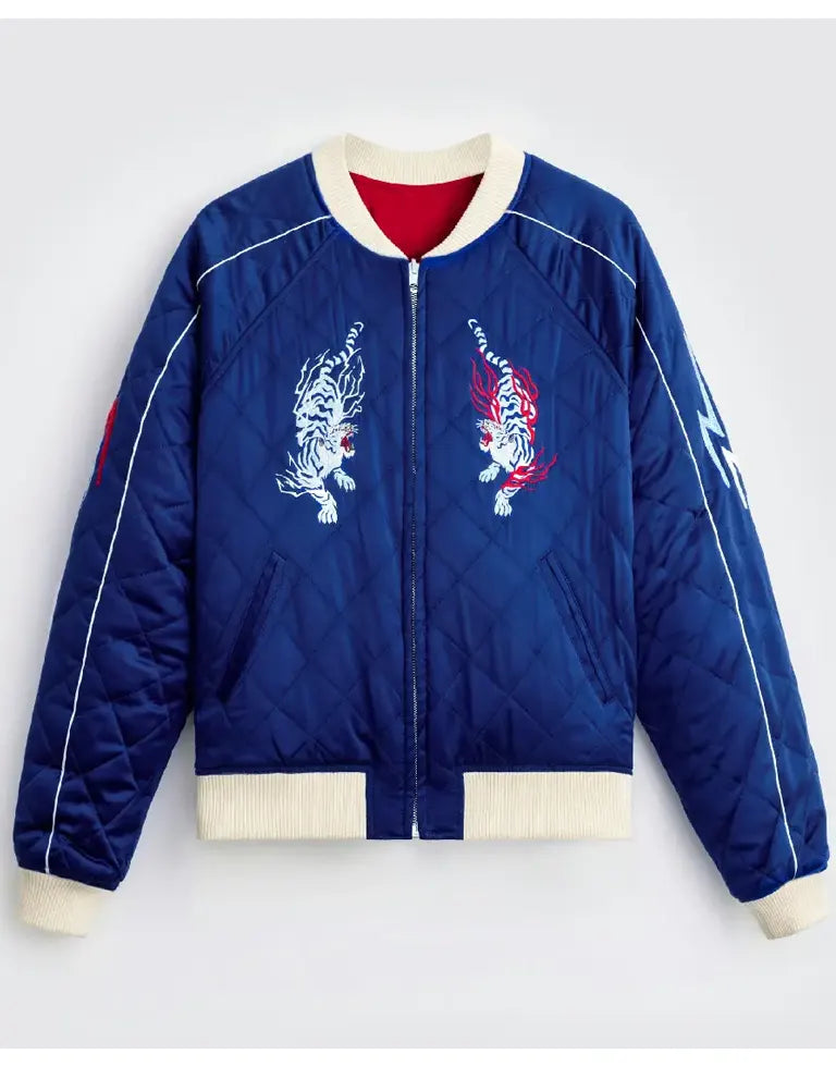 Azuki Twin Tigers Blue Jacket