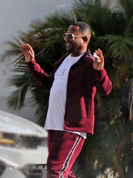 Bad Boys 4 Martin Lawrence Track Maroon Jacket