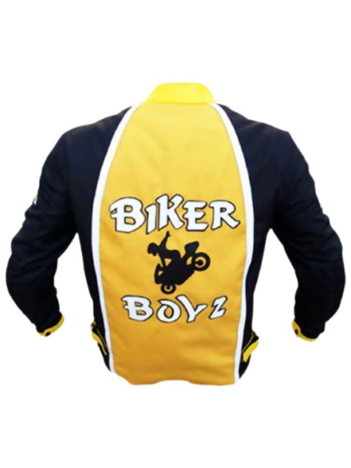 Biker Boyz Derek Luke Motorcycle Yellow and Black Jacket