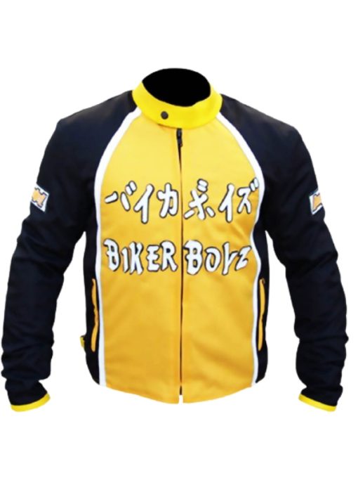 Biker Boyz Derek Luke Motorcycle Yellow and Black Jacket