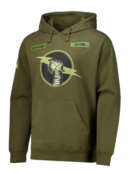 CM Punk Green Hoodie