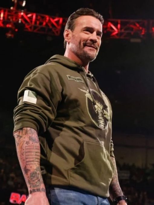 CM Punk Green Hoodie