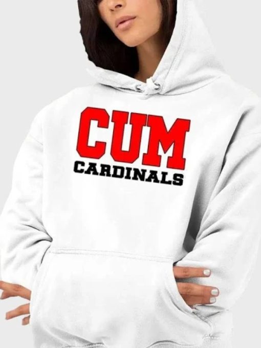 CUM Cardinals White Hoodie