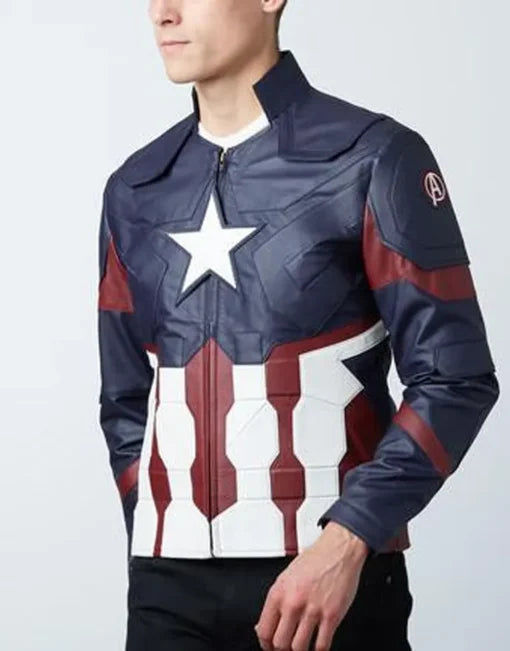 Captain America Real Leather Jacket