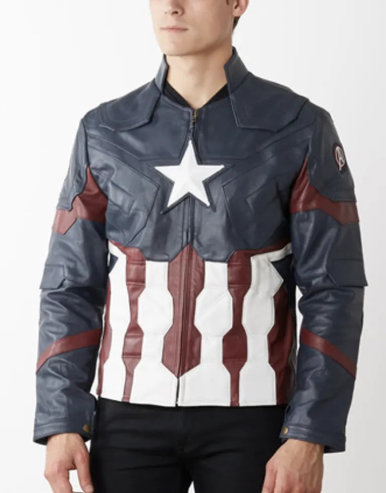 Captain America Real Leather Jacket