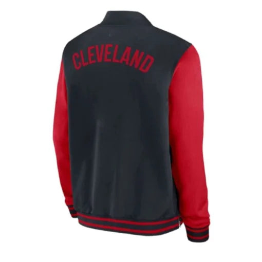 Cleveland Guardians Dugout Black and Red Jacket