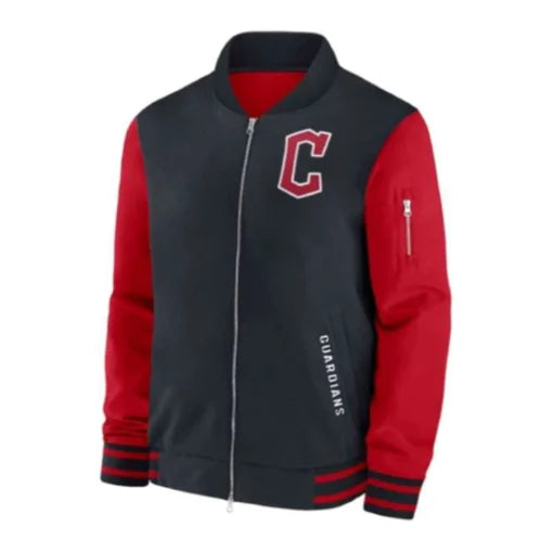 Cleveland Guardians Dugout Black and Red Jacket