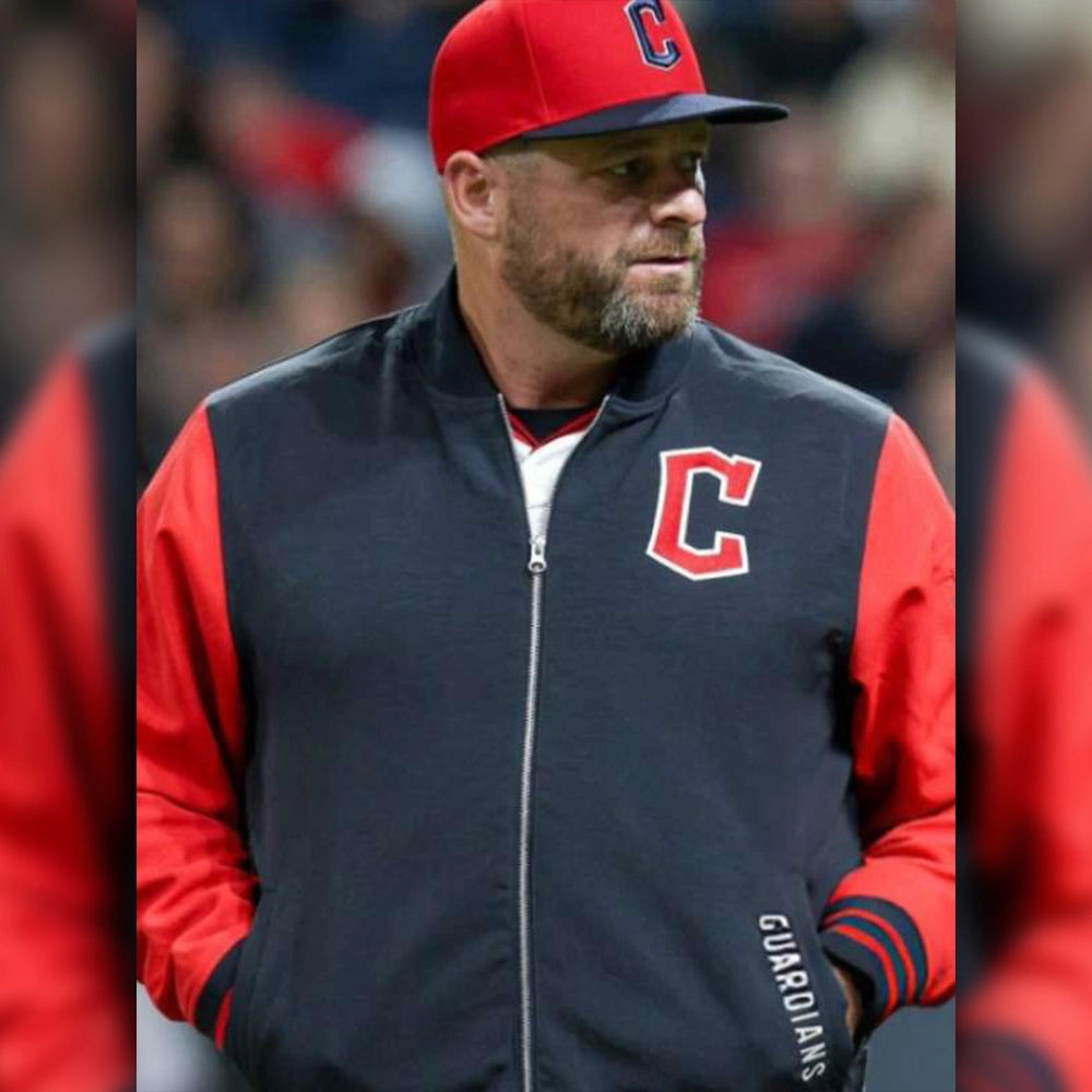 Cleveland Guardians Dugout Black and Red Jacket