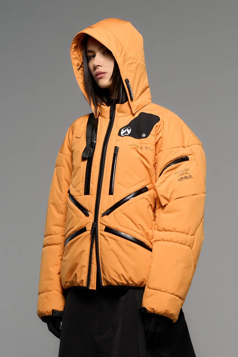 Death Stranding Black and Orange Jacket