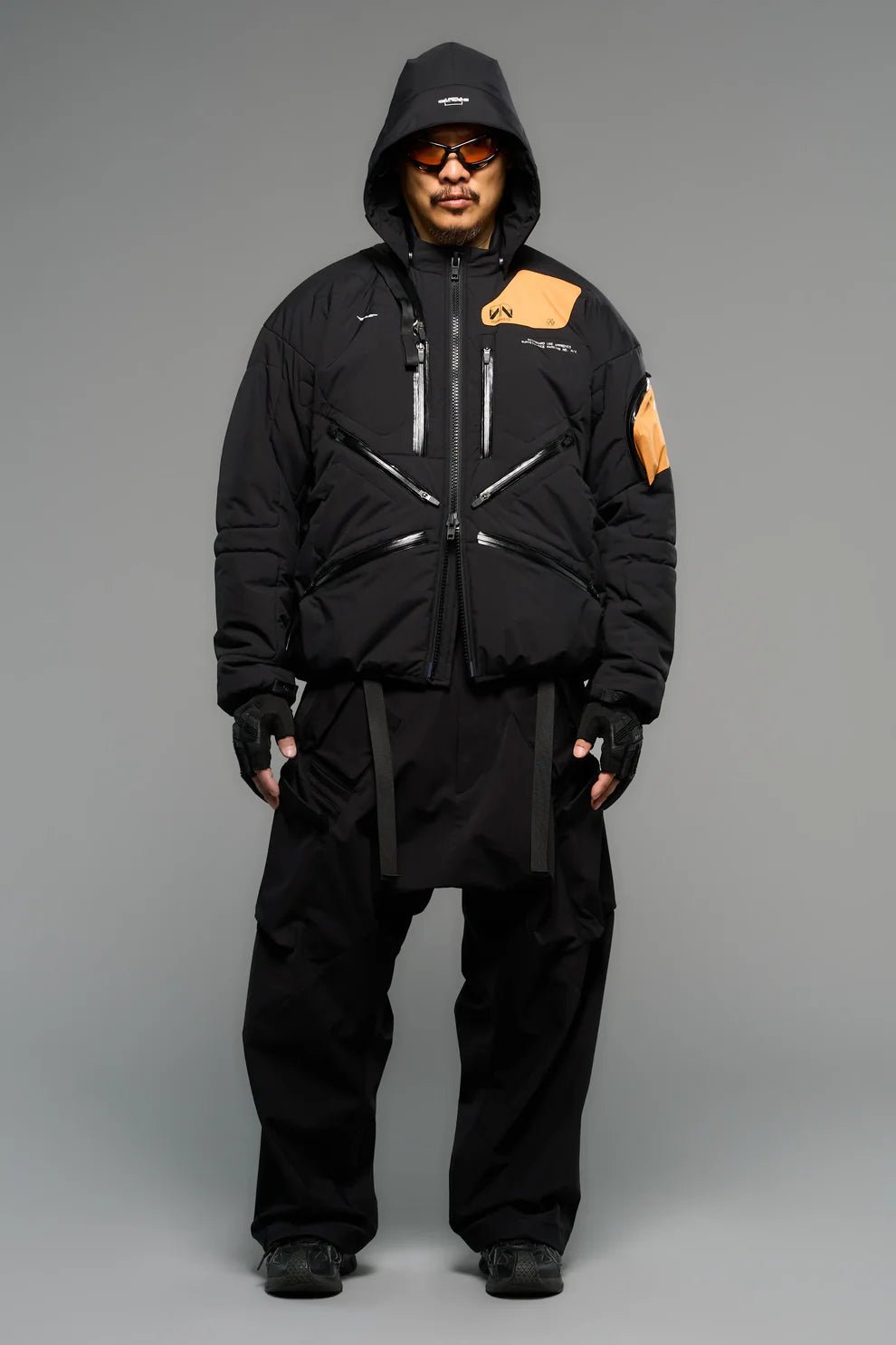 Death Stranding Black and Orange Jacket