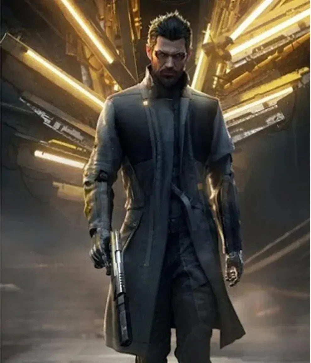 Deus Ex Mankind Divided Game Adam Jensen Black Coat