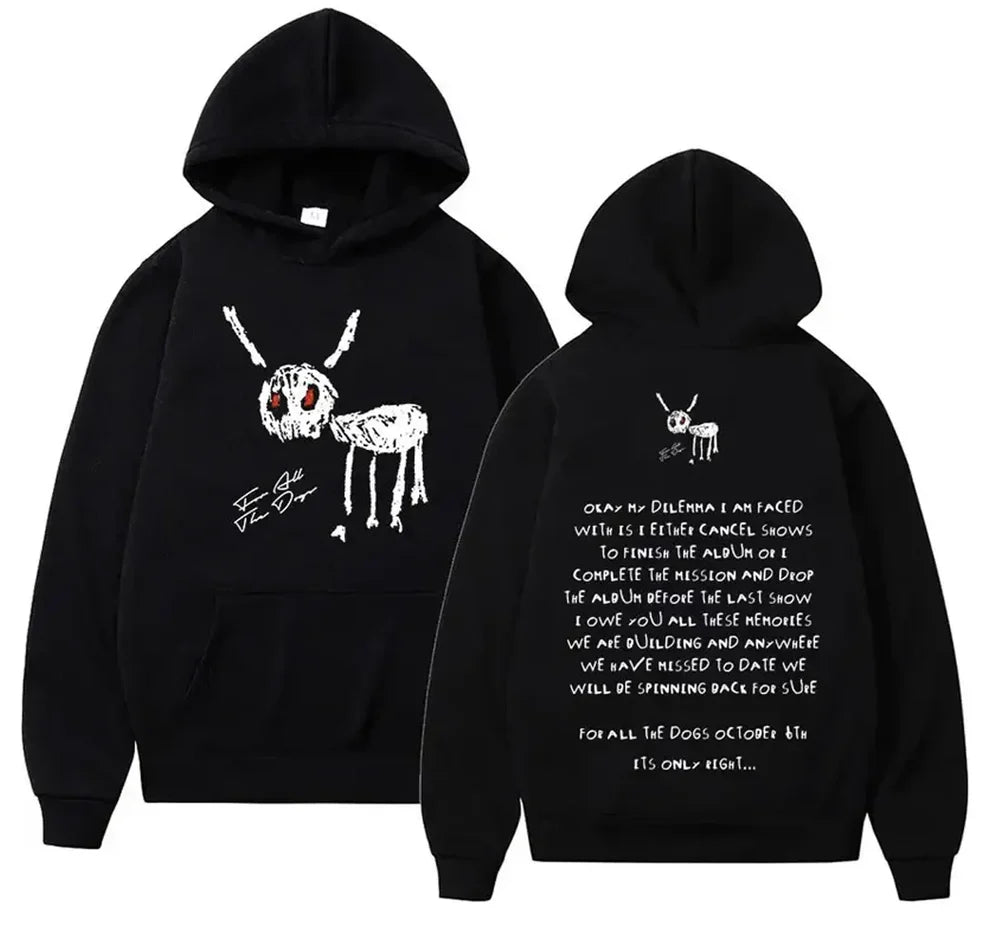 For All The Dogs Multicolor Hoodie