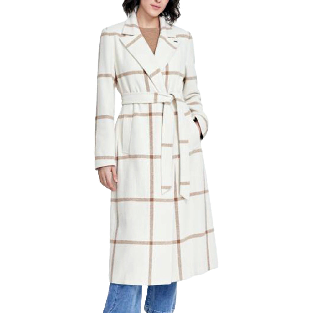 Found S02 White Windowpane White Coat