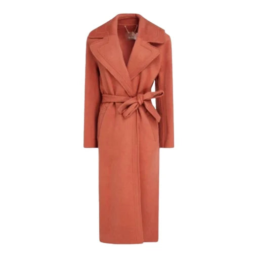 Found S2 Shanola Hampton Orange Wool Coat