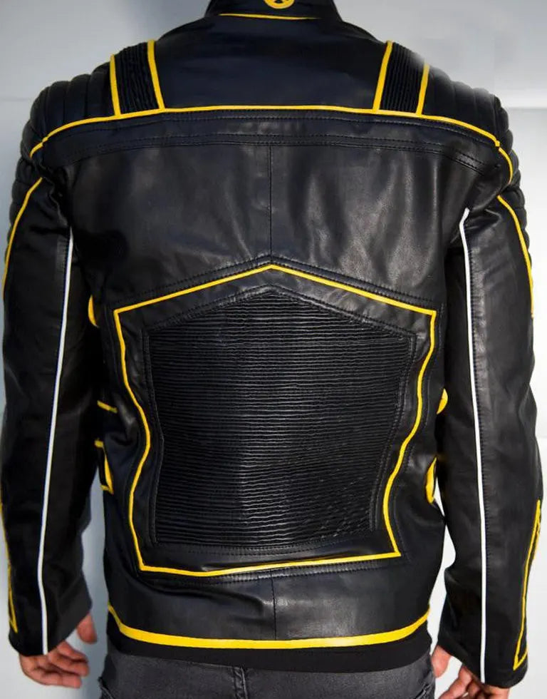Hugh Jackman Wolverine Leather Black Jacket