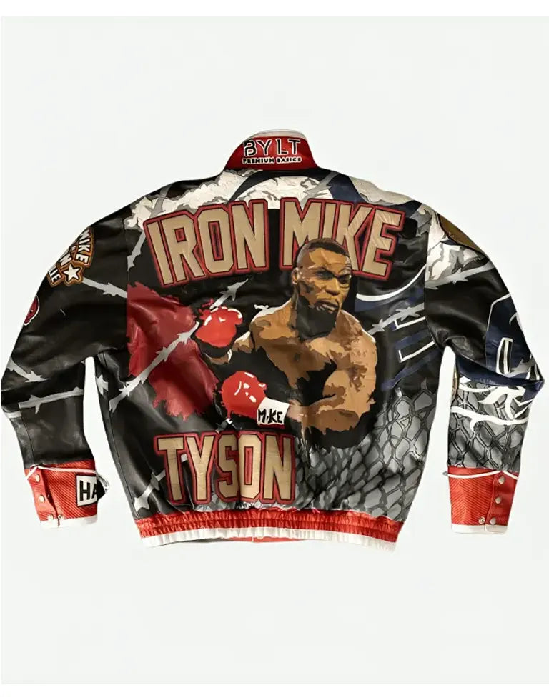 Iron Mike Tyson Faux Leather Jacket