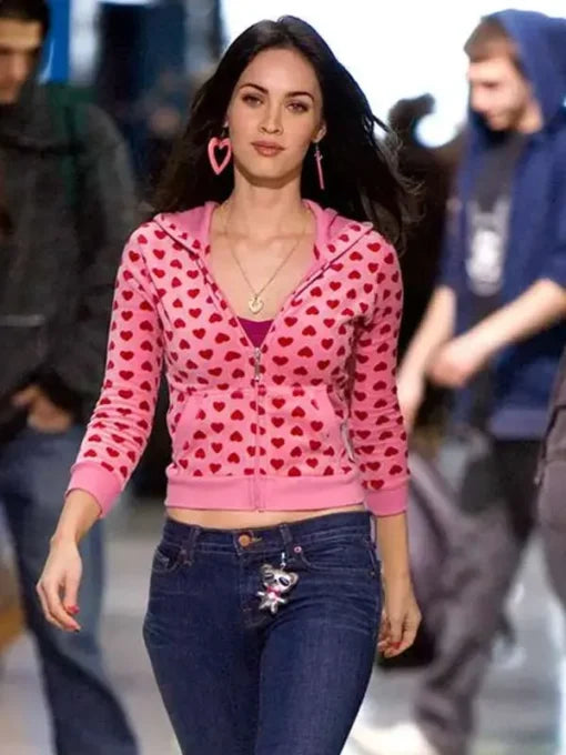 Jennifers Body Heart Pink Jacket