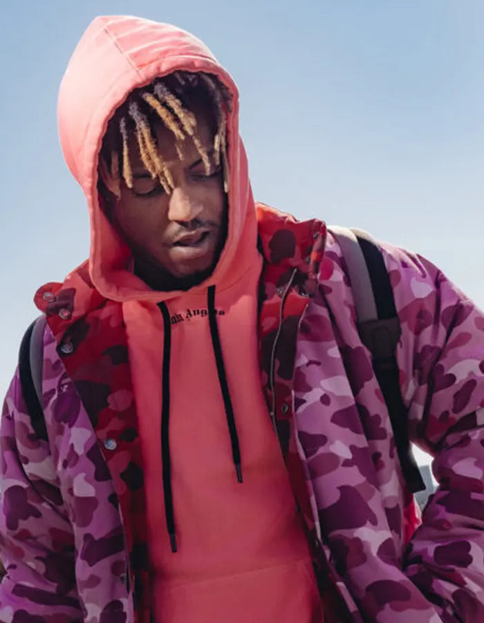 Juice Wrld Puffer Pink Jacket