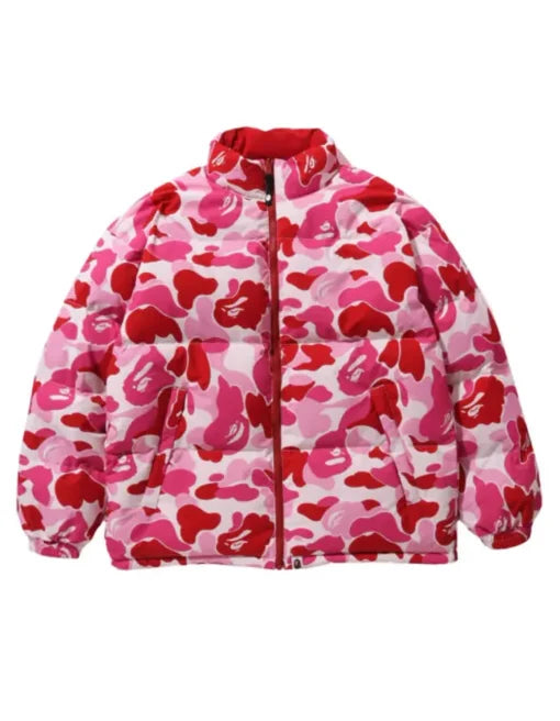 Juice Wrld Puffer Pink Jacket