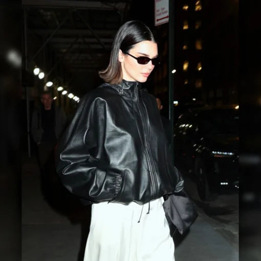 Kendall Jenner NYC 2025 Black Jacket