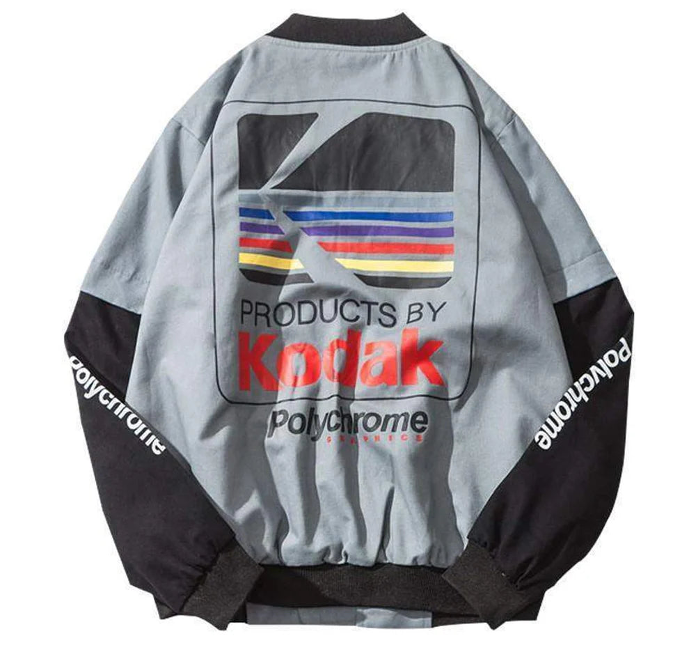 Kodak White and Grey Jacket