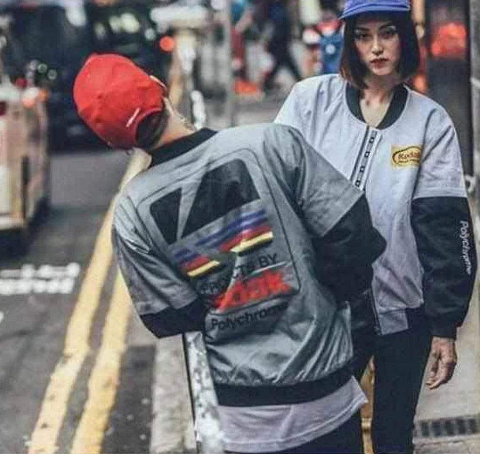 Kodak White and Grey Jacket