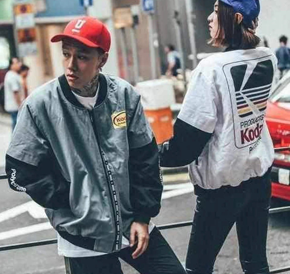 Kodak White and Grey Jacket