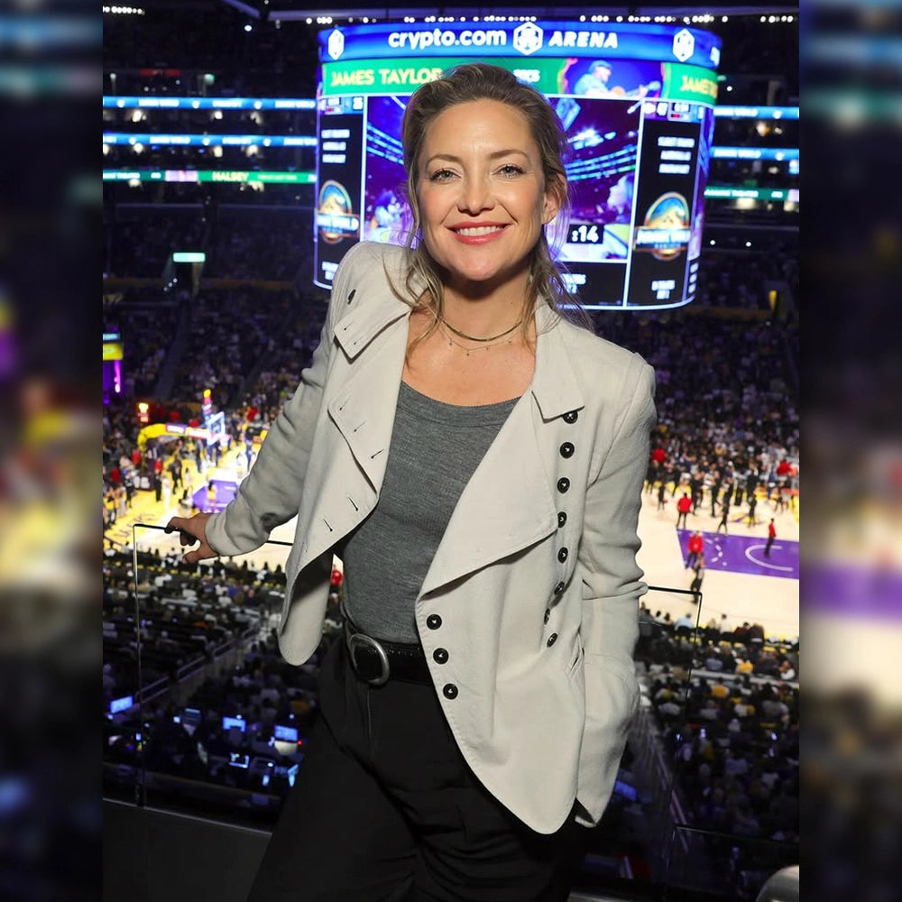 Lakers Game Kate Hudson Cotton Jacket
