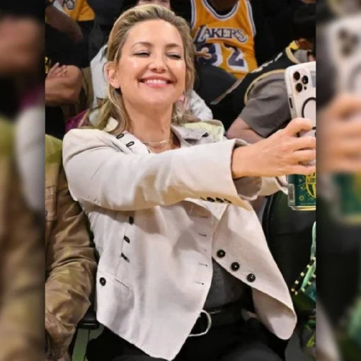 Lakers Game Kate Hudson Cotton Jacket