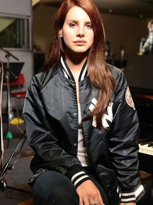 Lana Del Rey Yankees Black Jacket