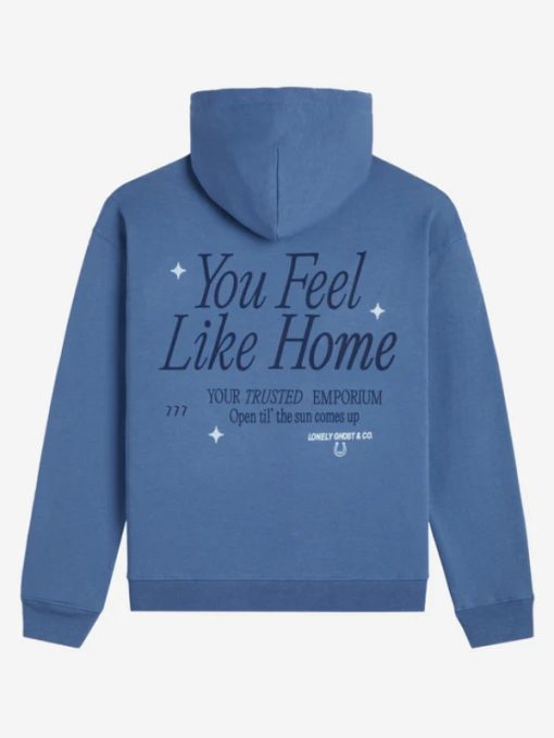 Lonely Ghost Blue Hoodie