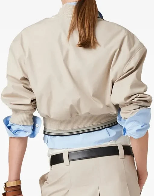 Miu Miu Bomber Beige Jacket