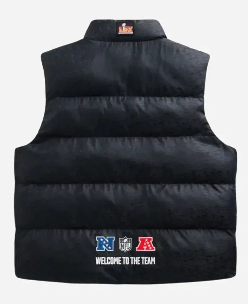NFL Off Season Super Bowl LIX Puffer Black Vest