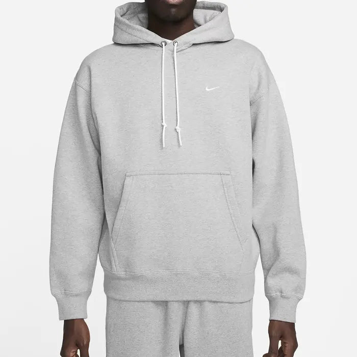Nike Solo Swoosh Grey Hoodie
