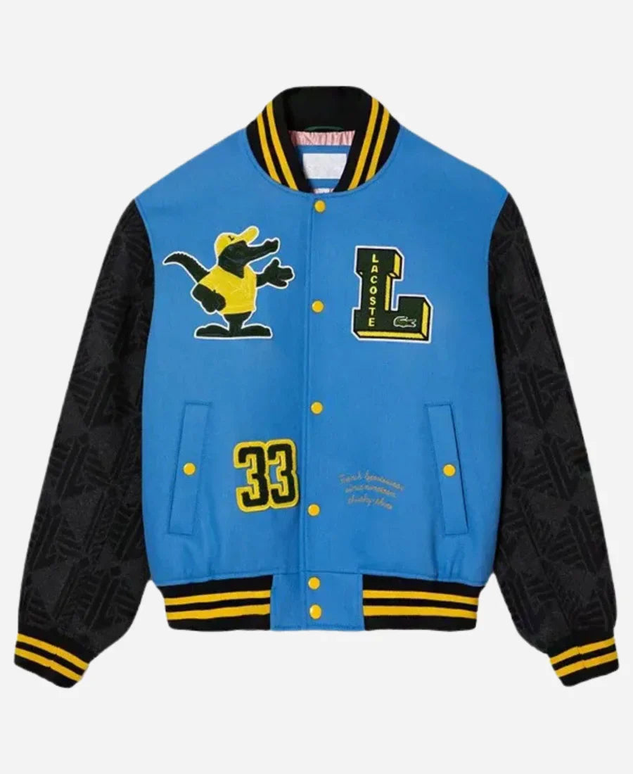 Novak Djokovic Lacoste Bomber Wool Jacket