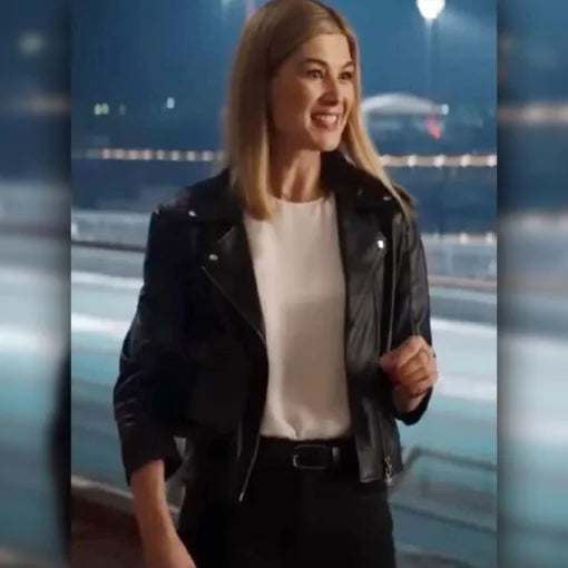 Now You See Me 3 Rosamund Pike Black Jacket