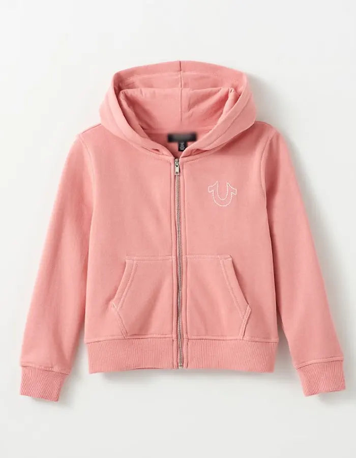 Pink True Religion Fleece Jacket