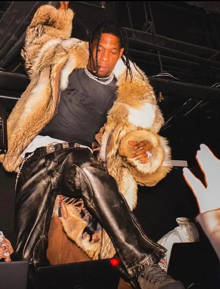 Playboi Carti Fur Golden Coat