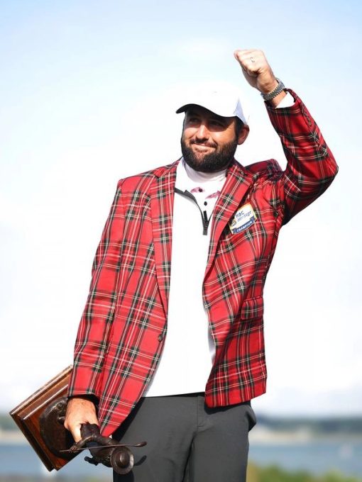 RBC Heritage Scheffler Plaid Red Jacket