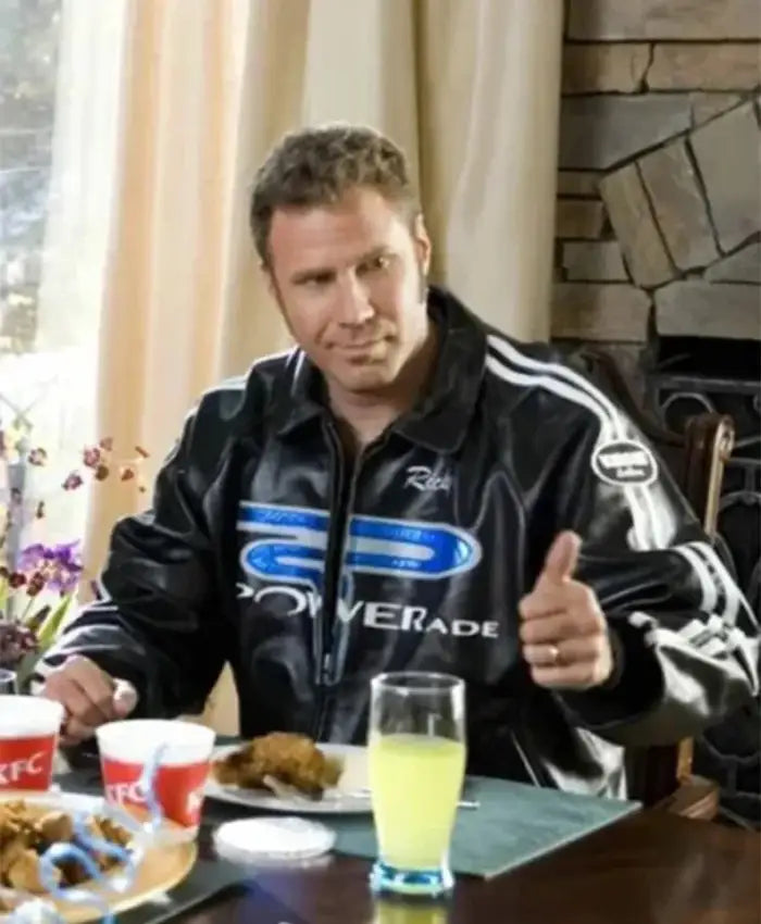 Ricky Bobby Powerade Black Jacket