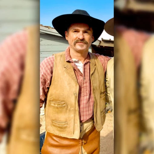 Rust Marty Lindsey Brown Vest