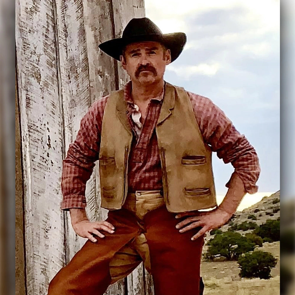 Rust Marty Lindsey Brown Vest
