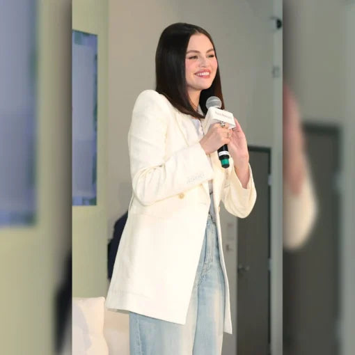 Selena Gomez Rare Beauty Wool Blazer