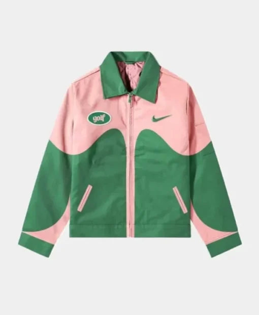 TTC X Nike Varsity Pink and Green Jacket