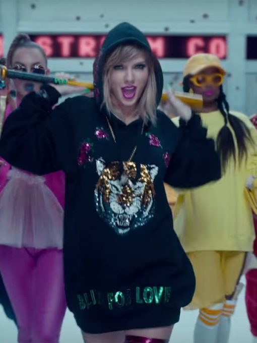 Taylor Swift Blind For Love Tiger Black Hoodie