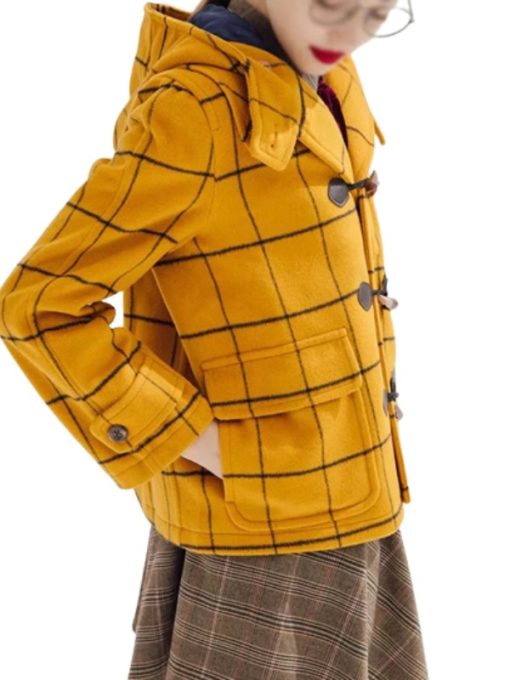 Taylor Swift Paddington Bear Yellow Toggle Coat